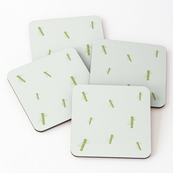 Item preview, Minimalist Japandi Bamboo Pattern Elegant Sage Green Ginkgo Leaves designed and sold by Eswa World | Store.