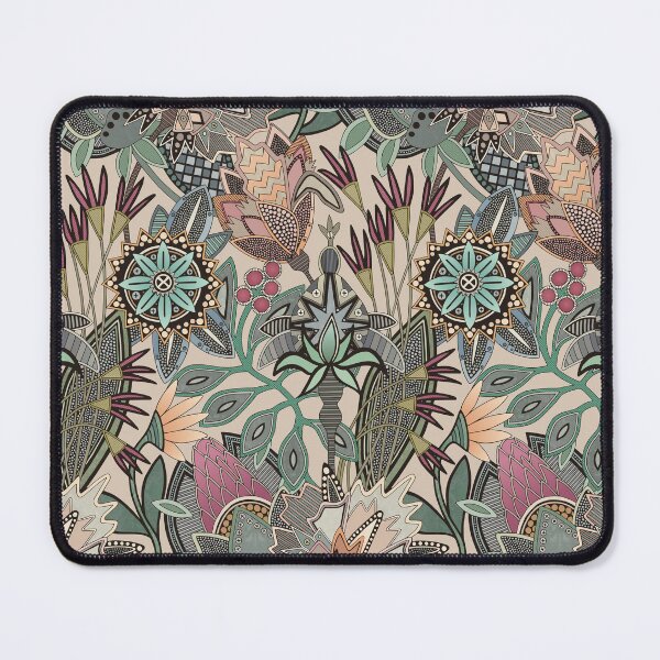 Item preview, steampunk chintz beige designed and sold by scrummy.