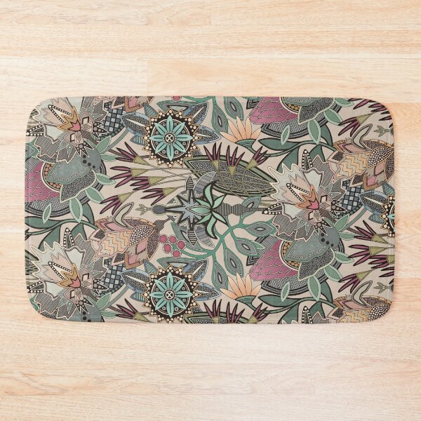 Item preview, steampunk chintz beige designed and sold by scrummy.