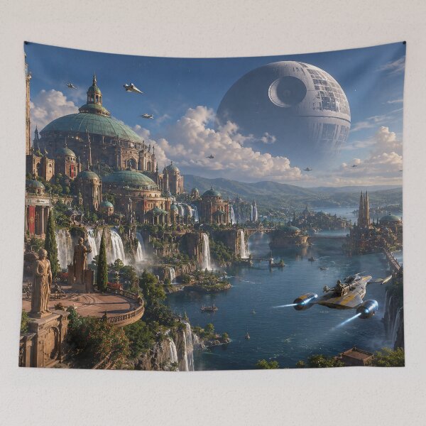 Item preview, Waterfall City World designed and sold by MKDSN.