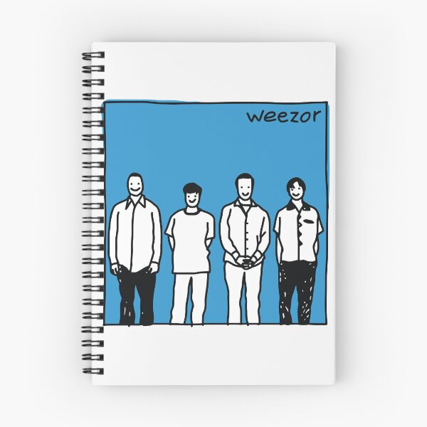 Item preview, Weezor Blue Album Funny Cartoon Parody designed and sold by kiminju98.