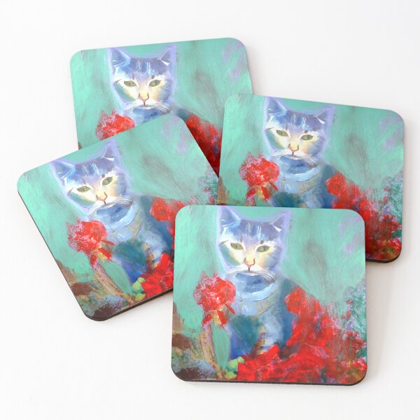 Item preview, "Cat in the garden" designed and sold by JerzyCzechon.
