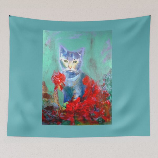 Item preview, "Cat in the garden" designed and sold by JerzyCzechon.