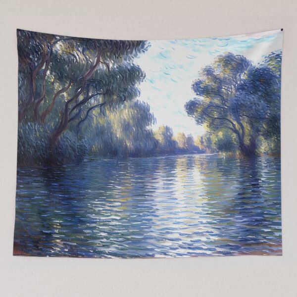 Item preview, Morning Landscape at Giverny: Impression of Rural Light and Fields, designed and sold by artdesignsnow.