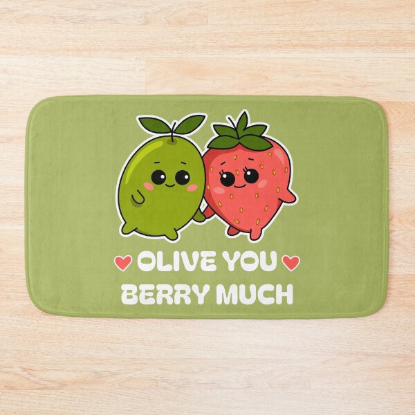 Item preview, Olive You Berry Much – Cute Kawaii Berries designed and sold by Skryp-art.