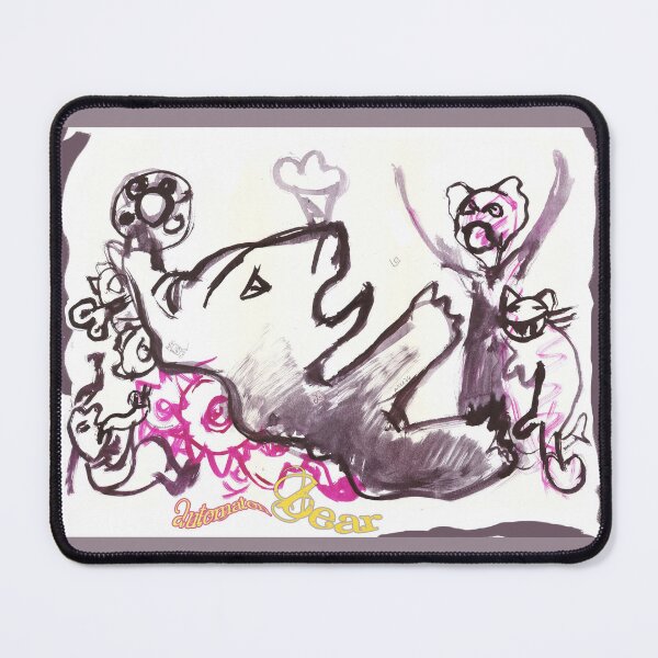 Item preview, Automaton Toy Bear with Musical Friends (Original Ink Drawing by ACCI) designed and sold by VanyssaGraphics.