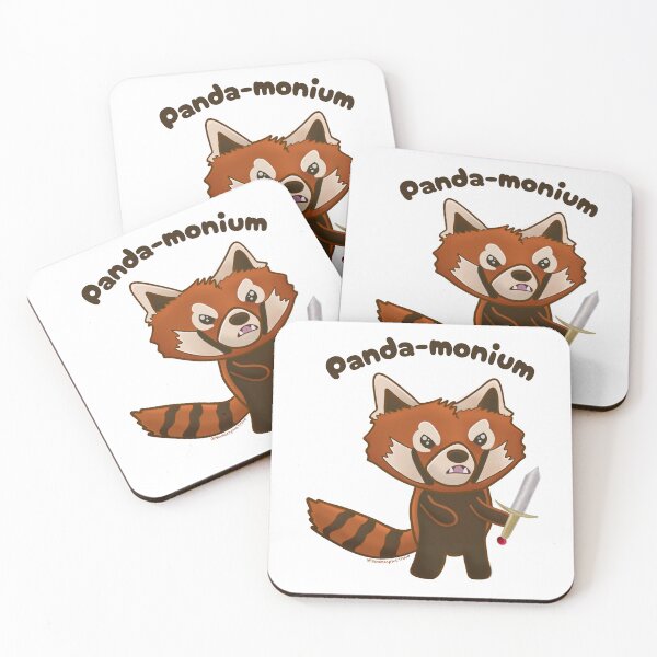 Item preview, Panda-monuim - Cute, Chaotic, Goblincore Red Panda designed and sold by BookWyrmsTrove.