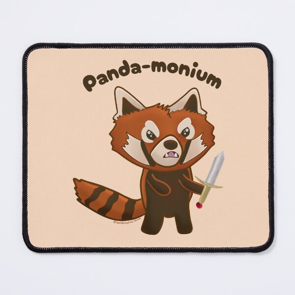 Item preview, Panda-monuim - Cute, Chaotic, Goblincore Red Panda designed and sold by BookWyrmsTrove.