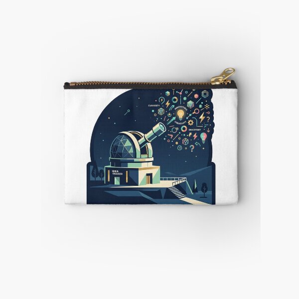 Item preview, Idea Observatory — Where Curiosity Becomes Creation Sticker designed and sold by CuteRage.
