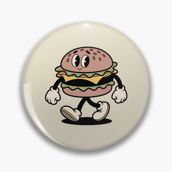 Item preview, Retro Cartoon Burger designed and sold by thirdattemptt.