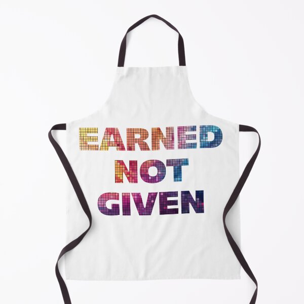 Item preview, Earned Not Given Motivational Quote - Bold Digital Mosaic Fitness Apparel designed and sold by GraphixByHub.