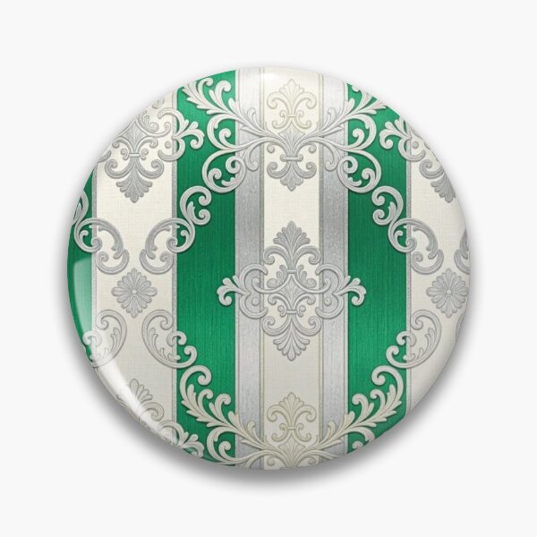 Item preview, Green & Gray Striped Baroque designed and sold by DesignsByPrnces.