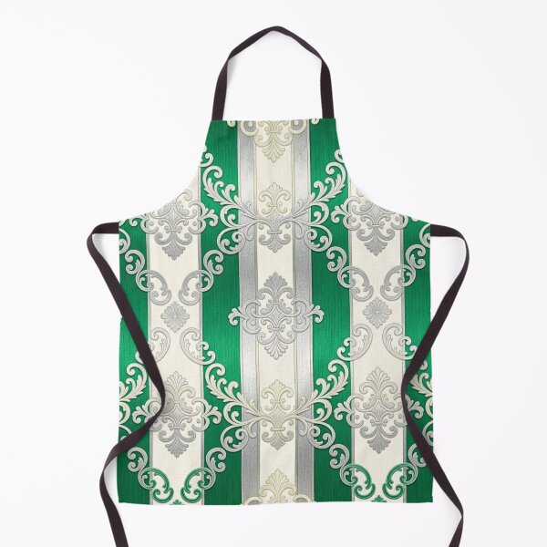 Item preview, Green & Gray Striped Baroque designed and sold by DesignsByPrnces.
