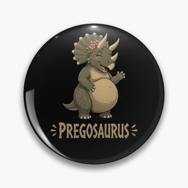 Item preview, Pregosaurus – Funny Pregnant Triceratops Mom Dinosaur Design designed and sold by Heneket.