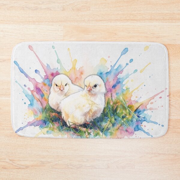 Item preview, Baby Chicks in Watercolor designed and sold by tomorrowsart.