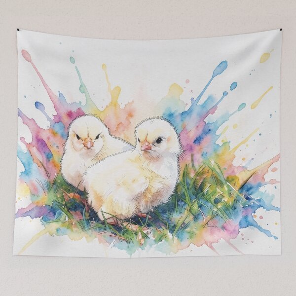 Item preview, Baby Chicks in Watercolor designed and sold by tomorrowsart.