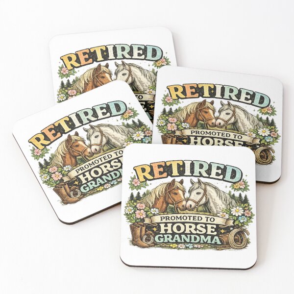 Item preview, Retired Promoted To Horse Grandma designed and sold by CozyRetirementGifts.