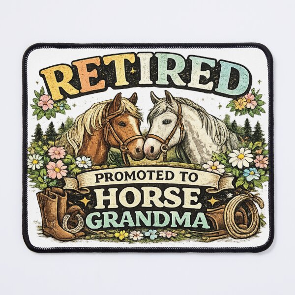 Item preview, Retired Promoted To Horse Grandma designed and sold by CozyRetirementGifts.