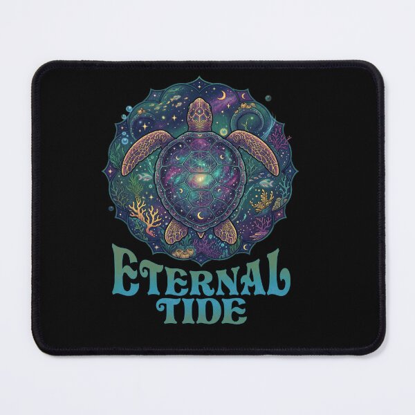 Item preview, Cosmic Sea Turtle Galaxy Mandala Psychedelic Art designed and sold by AvalonMoss.