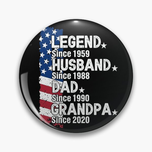 Item preview, Legend Husband Dad Grandpa Milestones American Flag Vintage designed and sold by haitrieuic96.