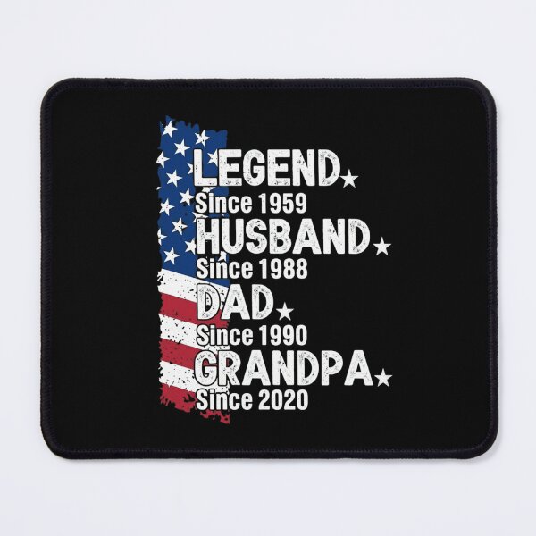 Item preview, Legend Husband Dad Grandpa Milestones American Flag Vintage designed and sold by haitrieuic96.