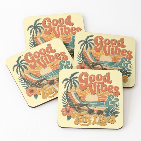 Item preview, Good Vibes & Tan Lines – Tropical Beach Design designed and sold by ABLAT_CREATIONS.