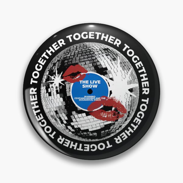 Item preview, Together The Live Show Retro Disco Ball Vinyl Art designed and sold by Dimeure-ART.