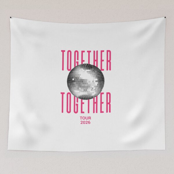 Item preview, Together Together Tour 2026 Pink Typography Disco Ball designed and sold by Dimeure-ART.