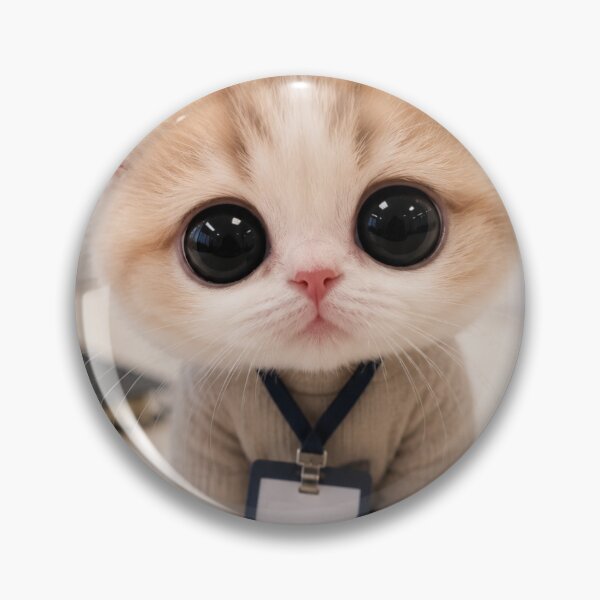 Item preview, Tiny Office Intern Cat designed and sold by LovelyCatGalaxy.