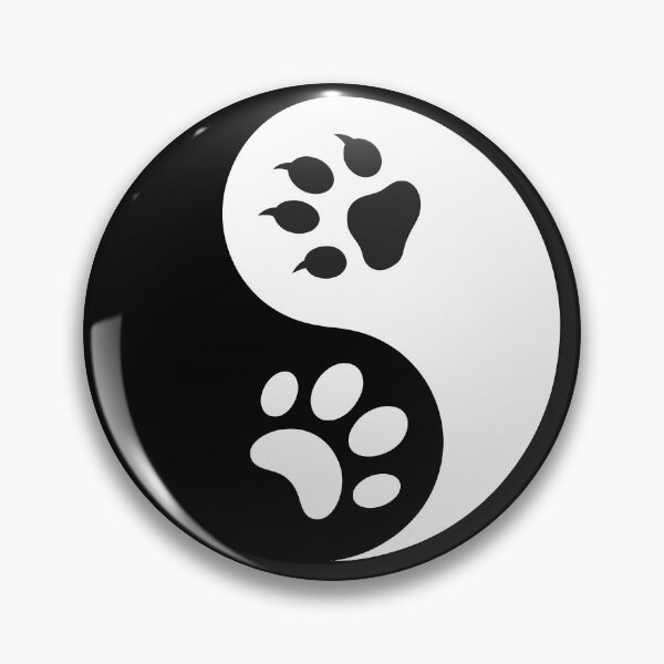 Item preview, Yin Yang with Paw Prints designed and sold by jkrphoto.