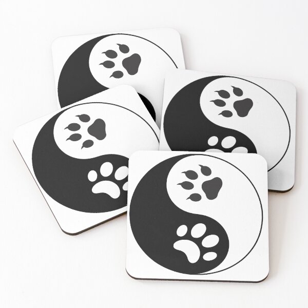 Item preview, Yin Yang with Paw Prints designed and sold by jkrphoto.
