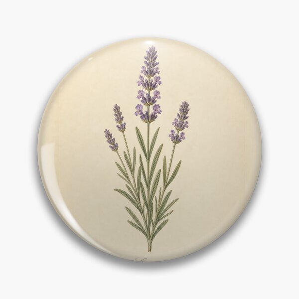 Item preview, Vintage Lavender Wildflower Botanical Art designed and sold by NuvoraNest.