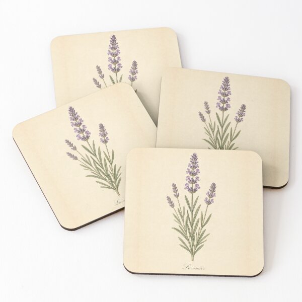 Item preview, Vintage Lavender Wildflower Botanical Art designed and sold by NuvoraNest.