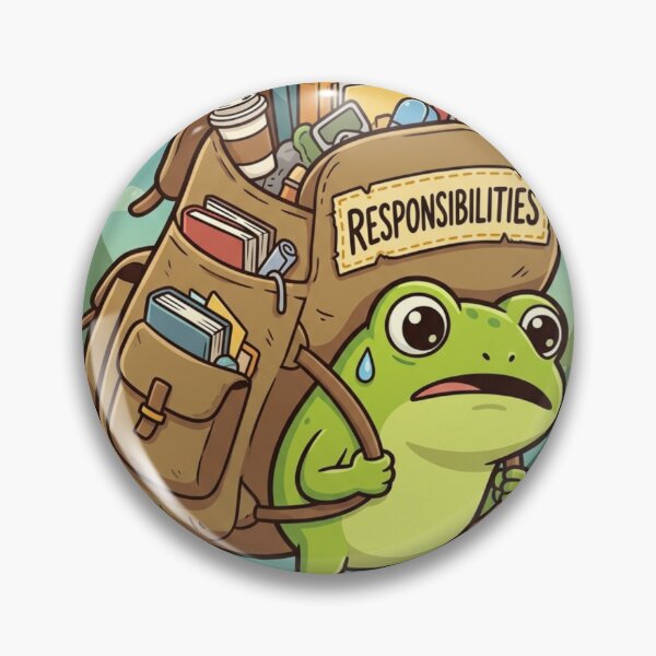 Item preview, Tiny Frog Big Problems designed and sold by Elviqus Shop.