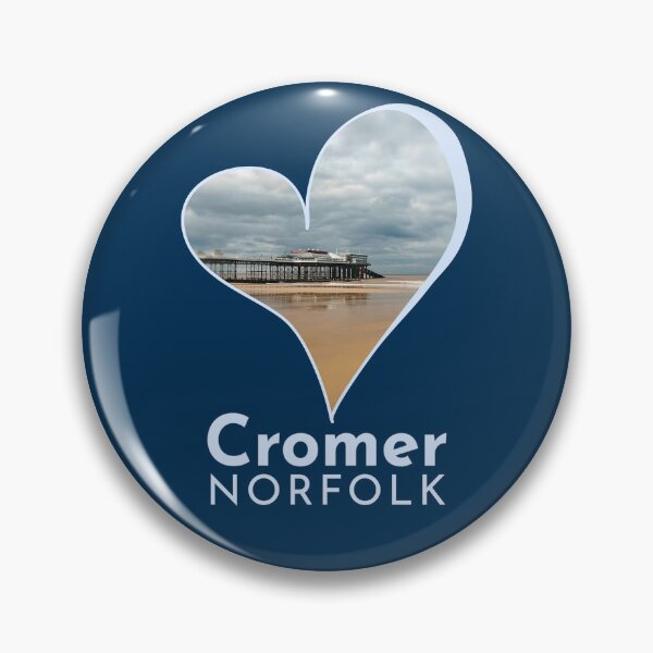 Item preview, Cromer Pier Norfolk Heart Coastal Photography Design designed and sold by MyriadNorfolk.