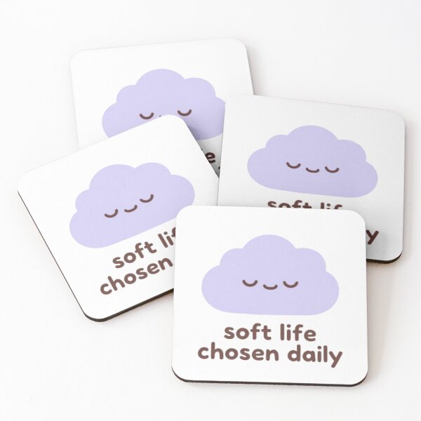Item preview, Soft Life Chosen Daily – Spiritual Self Love Typography Quote designed and sold by CosmicQuietStudio.