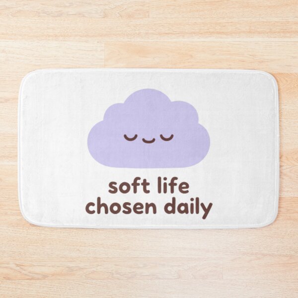 Item preview, Soft Life Chosen Daily – Spiritual Self Love Typography Quote designed and sold by CosmicQuietLab.