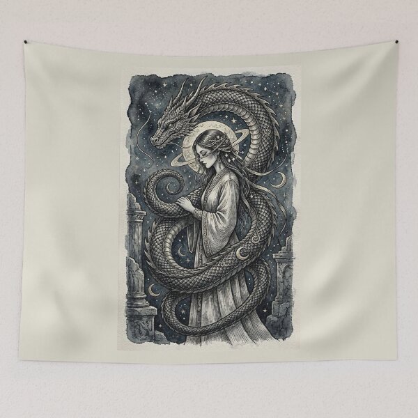 Item preview, Moon Dragon's Embrace designed and sold by Roberta Calabrese.
