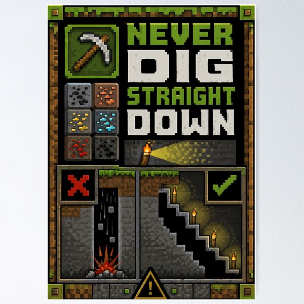 Item preview, Block Mine Safety Notice designed and sold by agearb.