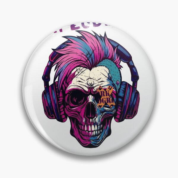 Item preview, No exploto: Calavera ciberpunk designed and sold by Carpediemdeluxe.