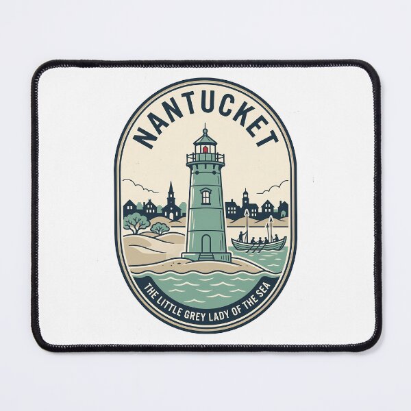 Item preview, Vintage Nantucket Lighthouse Nautical Travel Badge designed and sold by k3rstman1.