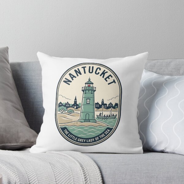 Item preview, Vintage Nantucket Lighthouse Nautical Travel Badge designed and sold by k3rstman1.