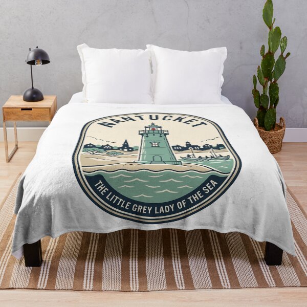 Item preview, Vintage Nantucket Lighthouse Nautical Travel Badge designed and sold by k3rstman1.