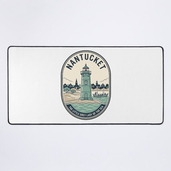 Item preview, Vintage Nantucket Lighthouse Nautical Travel Badge designed and sold by k3rstman1.