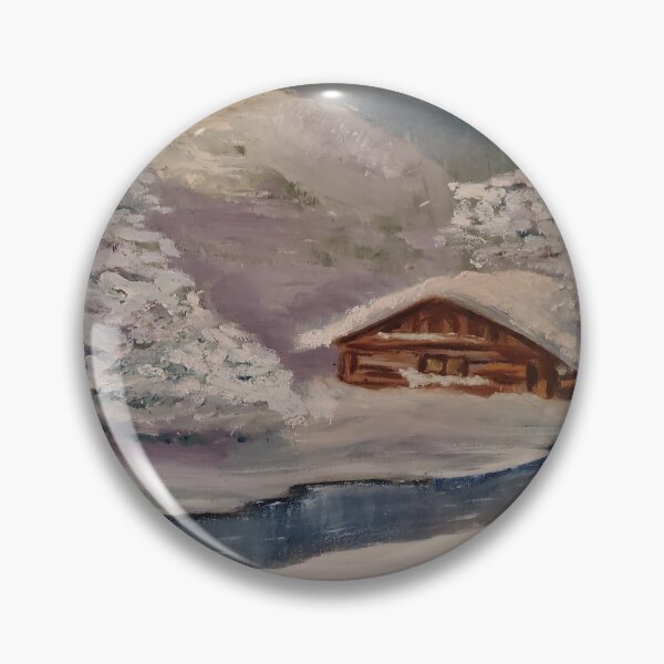 Item preview, A house by the river in the midst of a beautiful, true winter. designed and sold by Artur Sobkowicz.