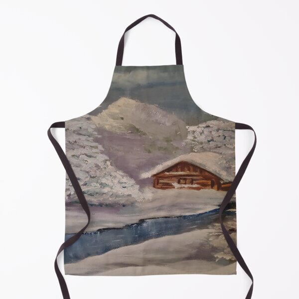 Item preview, A house by the river in the midst of a beautiful, true winter. designed and sold by Artur Sobkowicz.