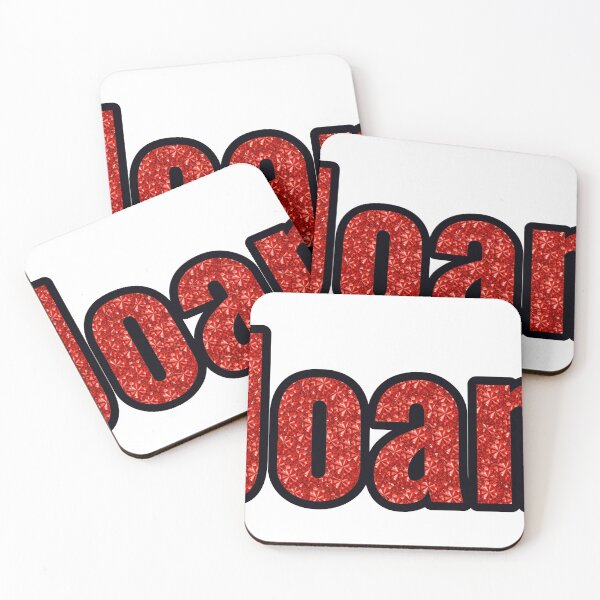 Item preview, Joan Girl Name Red Rhinestone Texture designed and sold by TheIconSmith.