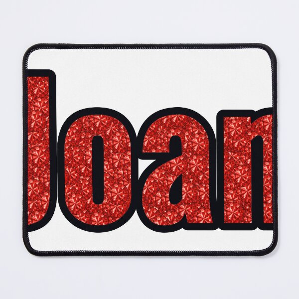 Item preview, Joan Girl Name Red Rhinestone Texture designed and sold by TheIconSmith.