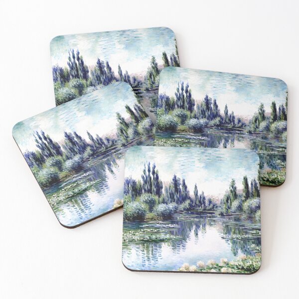 Item preview, Morning on the Seine near Vétheuil: Impression of Mist, Dawn Light, and Reflections designed and sold by artdesignsnow.