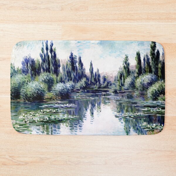 Item preview, Morning on the Seine near Vétheuil: Impression of Mist, Dawn Light, and Reflections designed and sold by artdesignsnow.